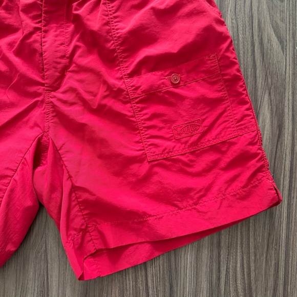 AFTCO Original Fishing Men’s Shorts size 34- Red - Picture 2 of 5